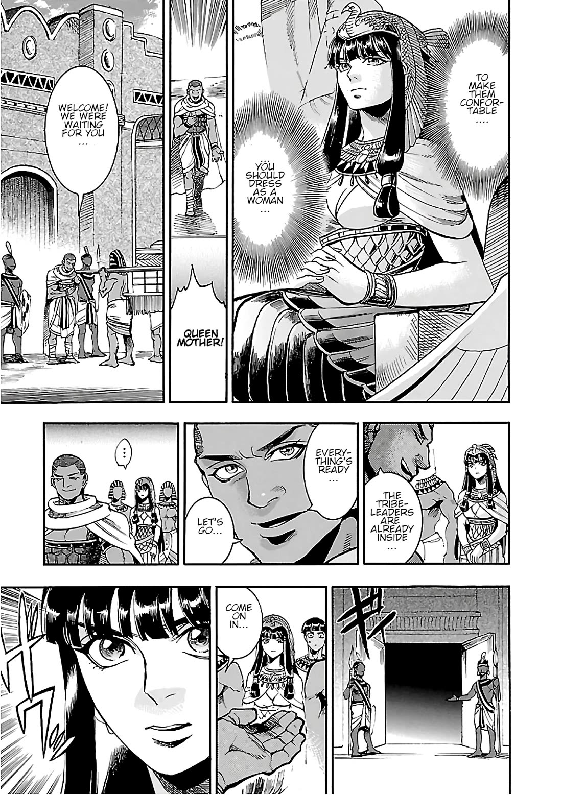 The Blue Eye of Horus Chapter 22 page 3 - Chapter 22: The queen dressed as a man