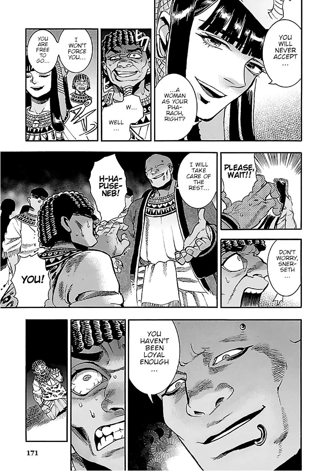 The Blue Eye of Horus Chapter 22 page 35 - Chapter 22: The queen dressed as a man