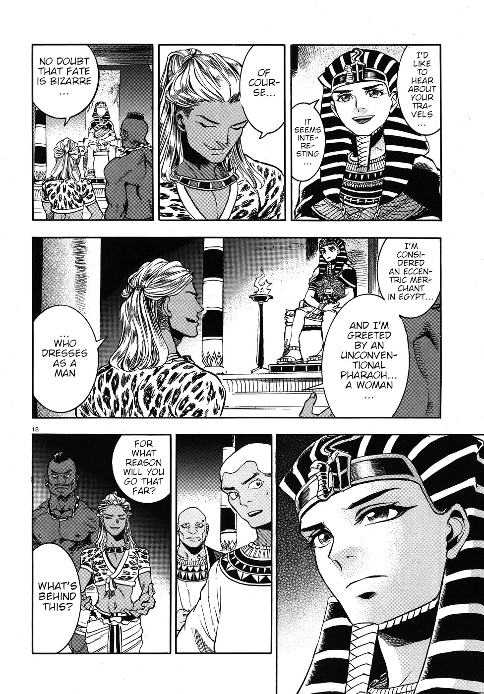 The Blue Eye of Horus Chapter 23 page 23 - Chapter 23: A handsome guest