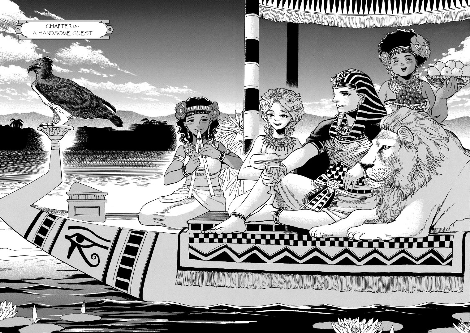 The Blue Eye of Horus Chapter 23 page 8 - Chapter 23: A handsome guest