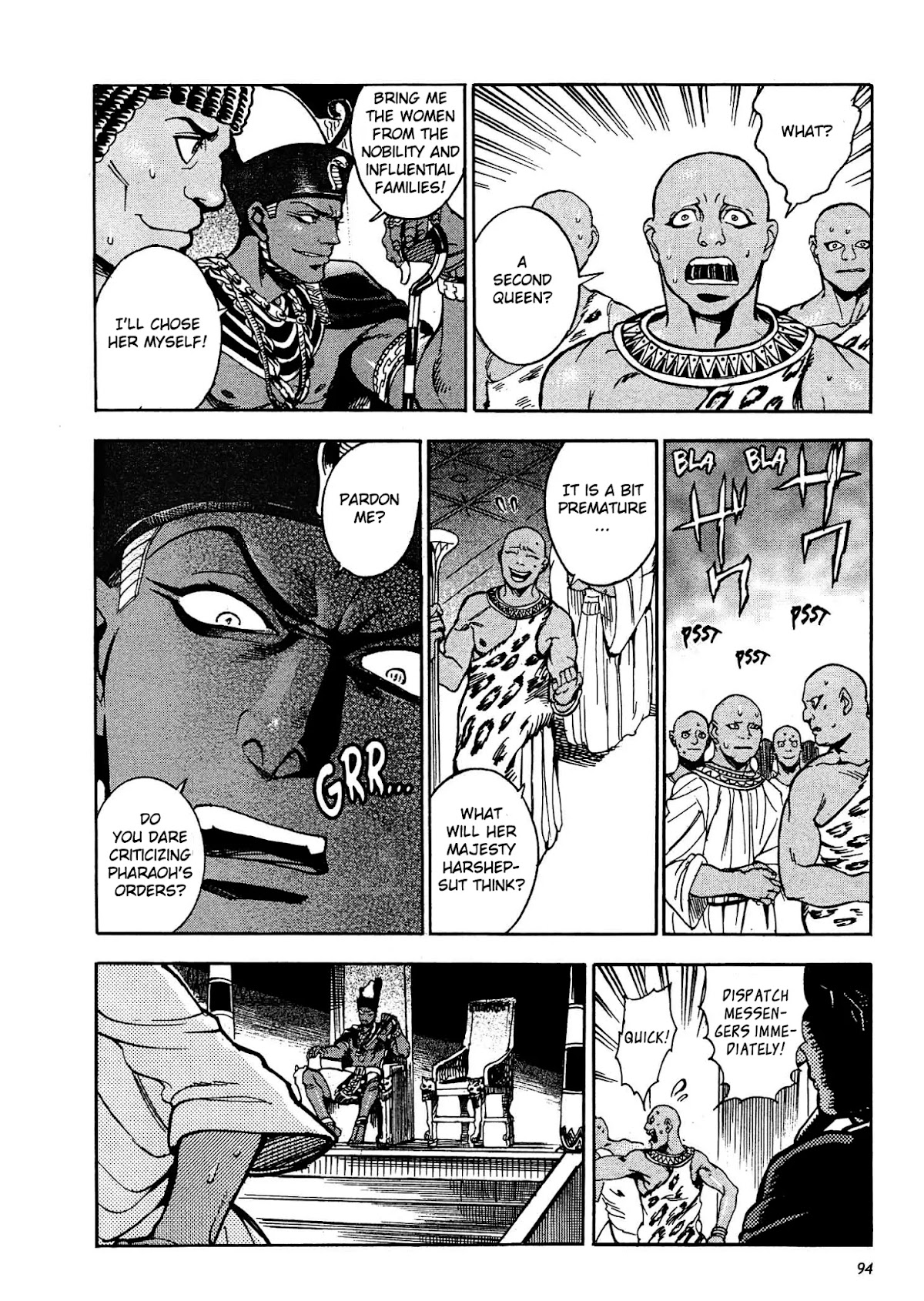 The Blue Eye of Horus Chapter 3 page 4 - Chapter 3: The initiation of the goddess