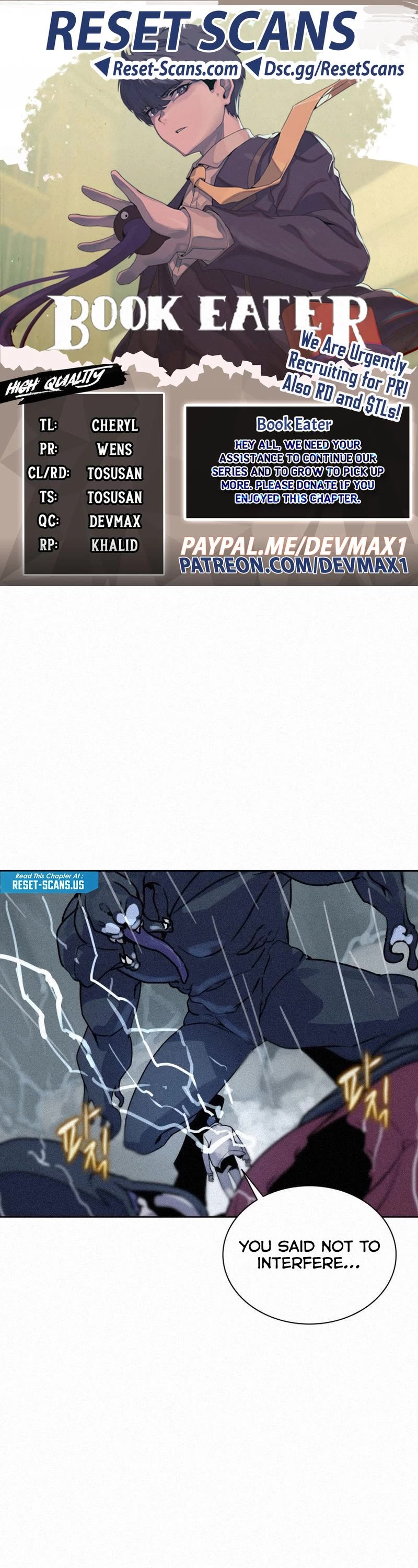 The Book Eating Magician Chapter 110 page 1 - Chapter 110