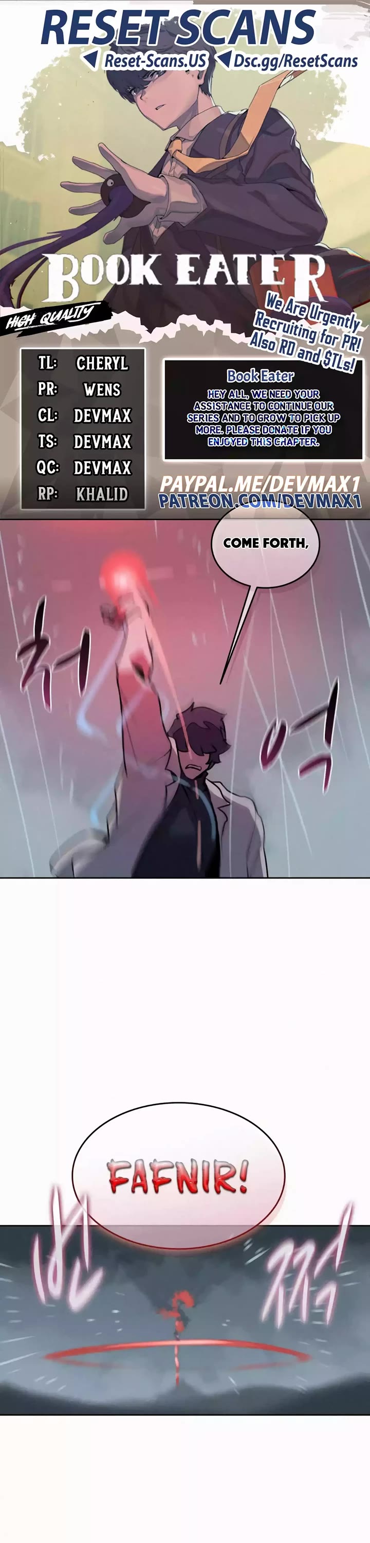 The Book Eating Magician Chapter 112 page 1 - Chapter 112