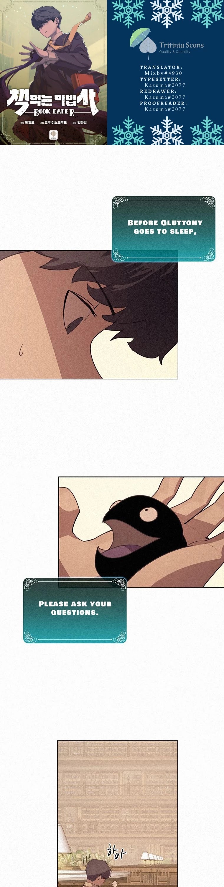 The Book Eating Magician Chapter 3 page 1 - Chapter 3
