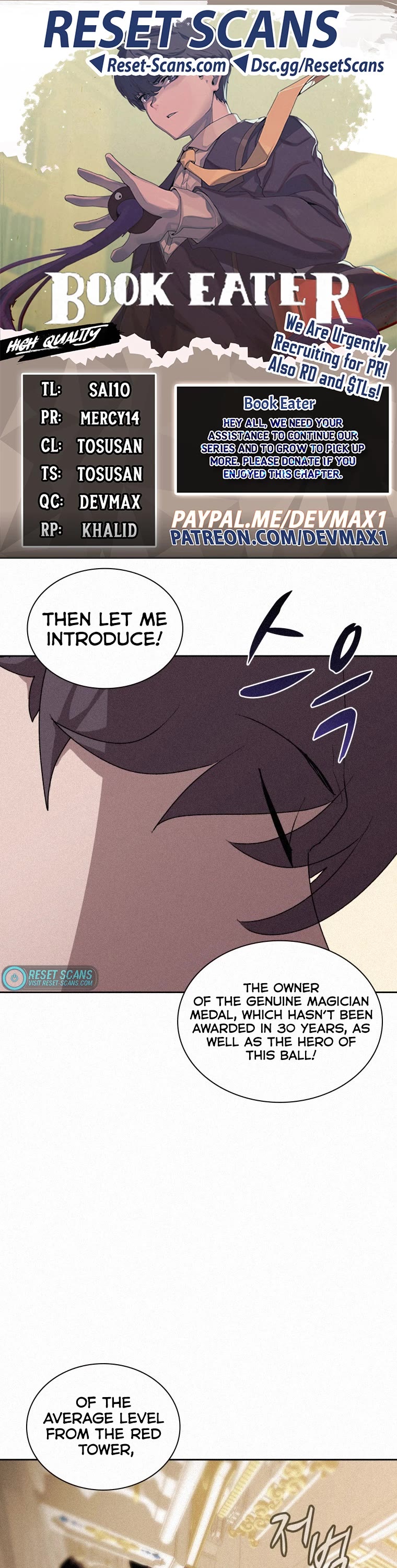 The Book Eating Magician Chapter 64 page 1 - Chapter 64