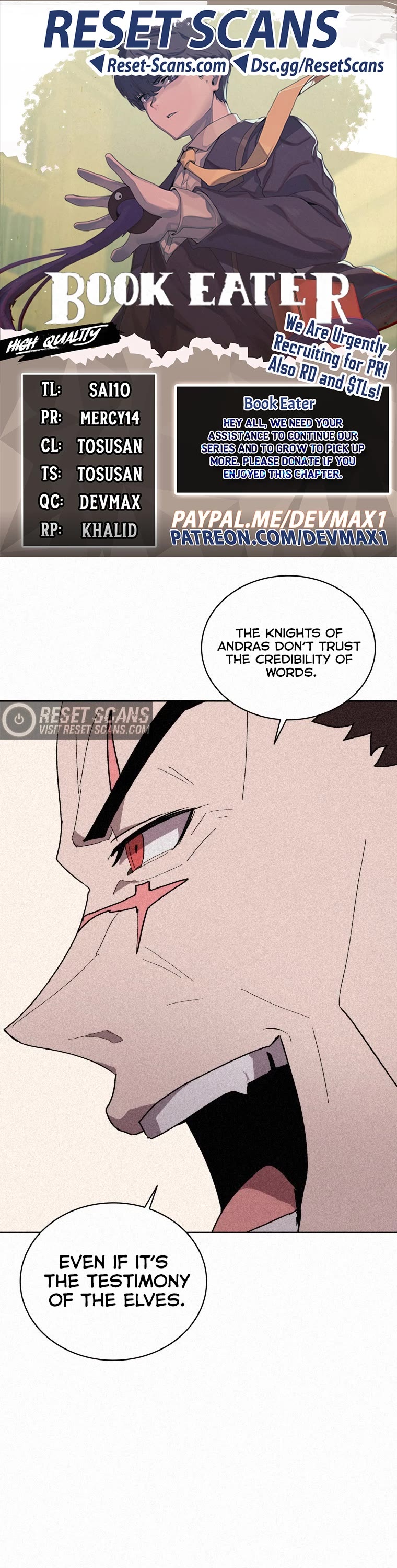 The Book Eating Magician Chapter 67 page 1 - Chapter 67