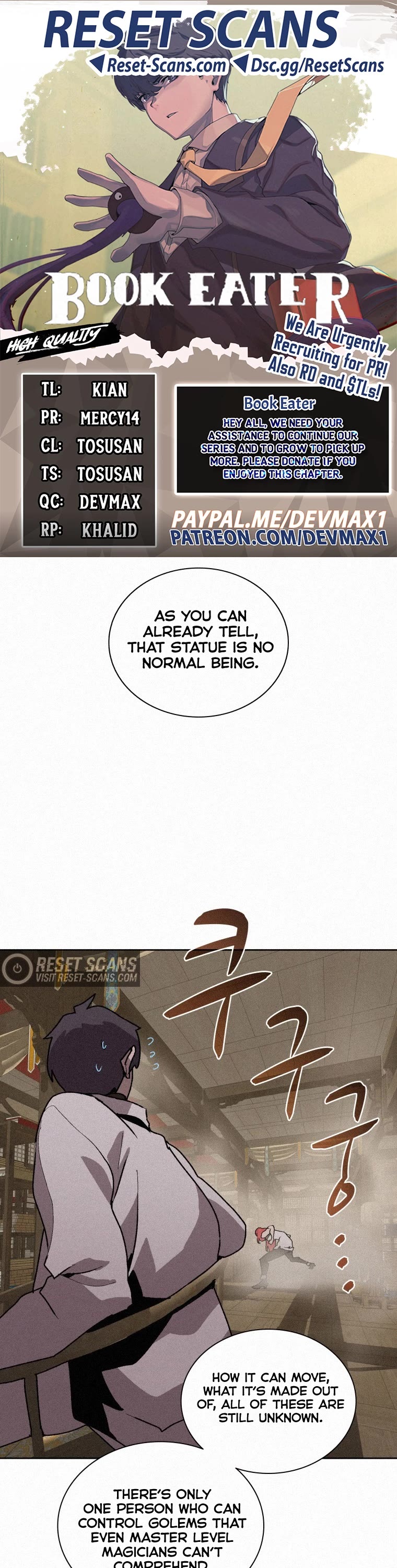 The Book Eating Magician Chapter 71 page 1 - Chapter 71