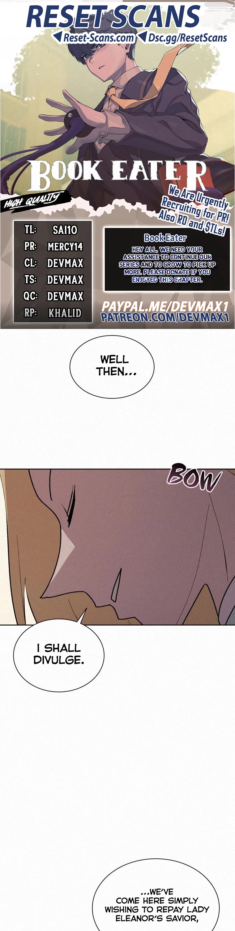 The Book Eating Magician Chapter 73 page 1 - Chapter 73