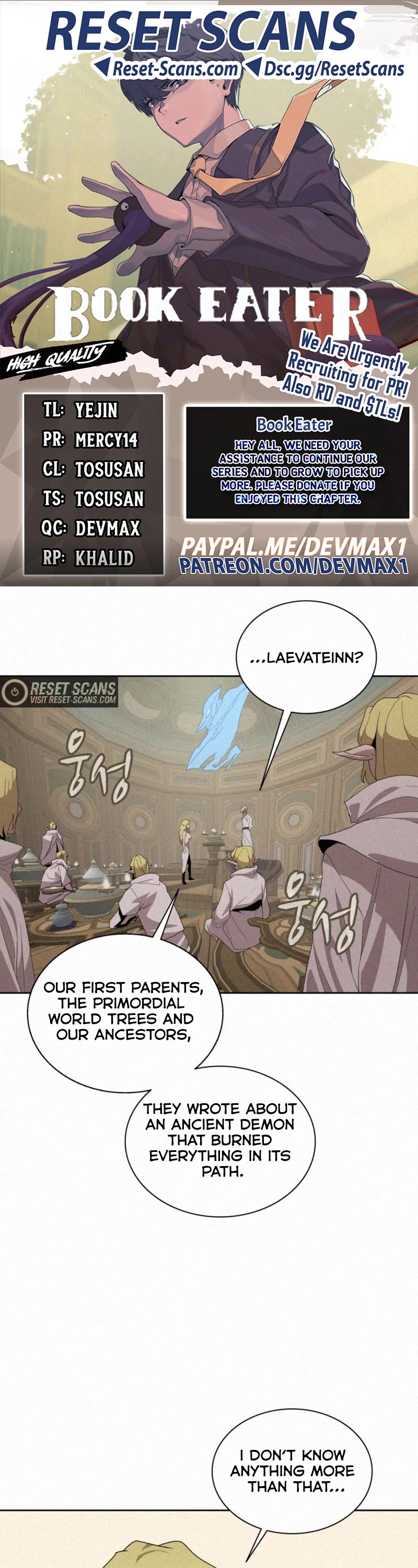 The Book Eating Magician Chapter 80 page 1 - Chapter 80