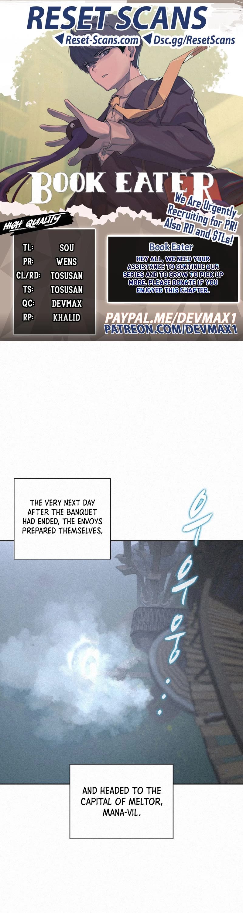 The Book Eating Magician Chapter 87 page 1 - Chapter 87