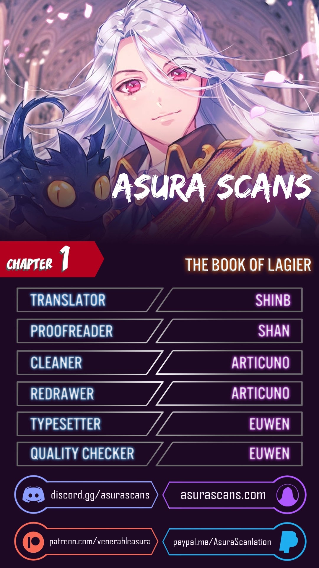 The Book of Lagier Chapter 1 page 1 - Chapter 1