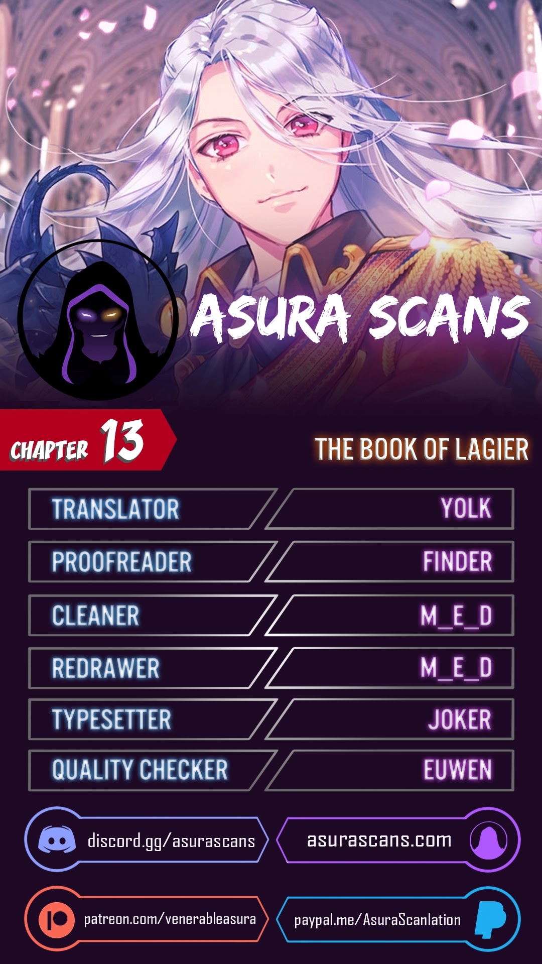 The Book of Lagier Chapter 13 page 1 - Chapter 13