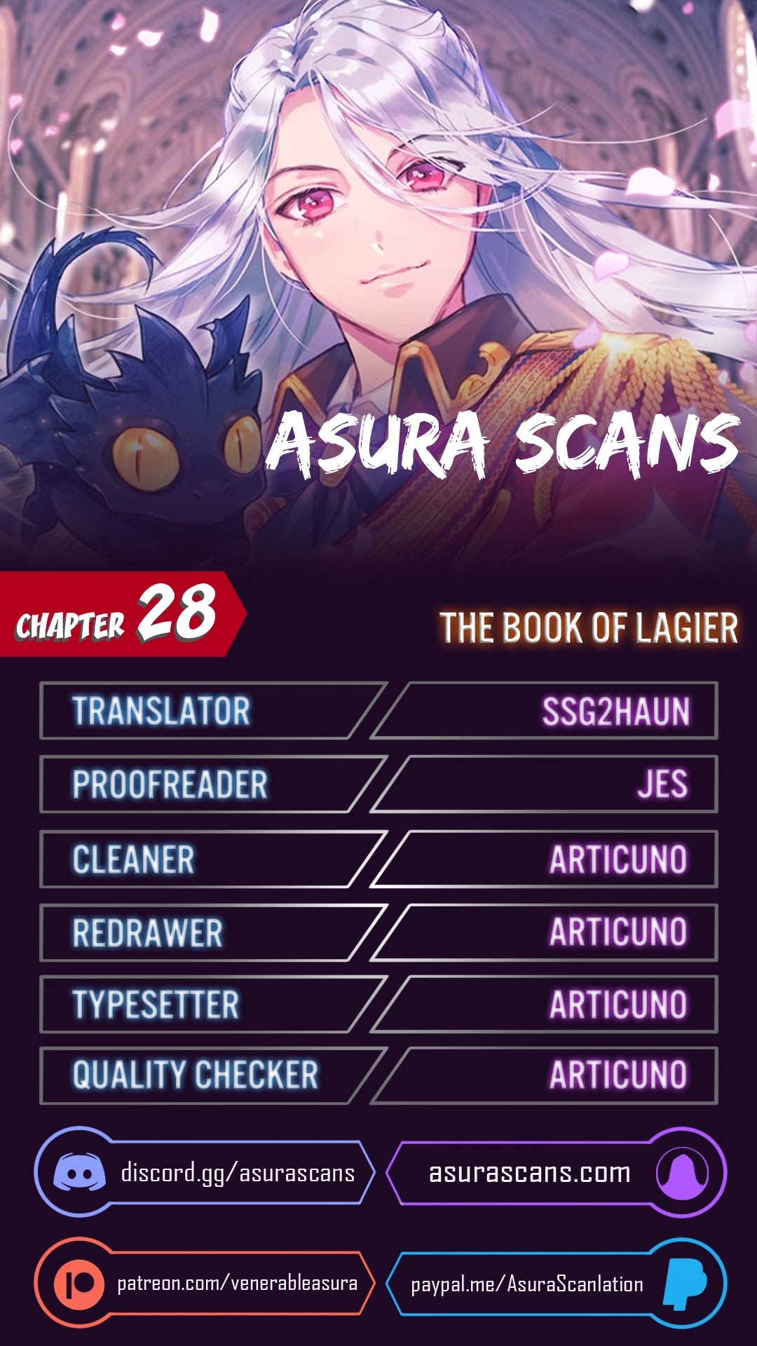 The Book of Lagier Chapter 28 page 1 - Chapter 28