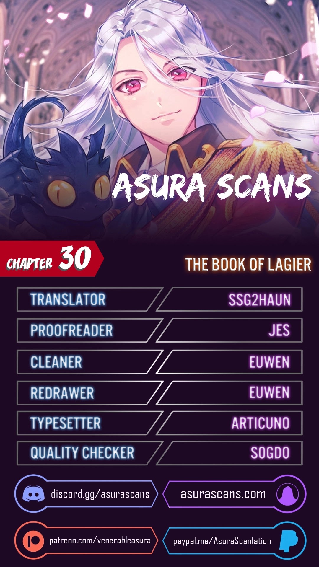 The Book of Lagier Chapter 30 page 1 - Chapter 30