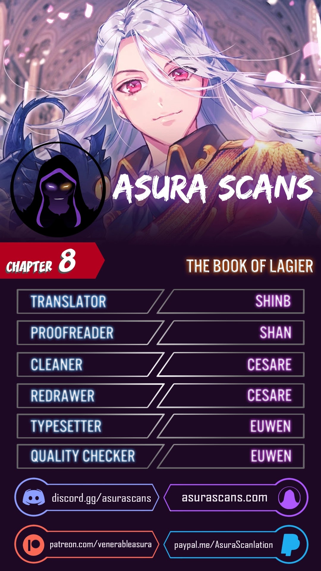 The Book of Lagier Chapter 8 page 1 - Chapter 8