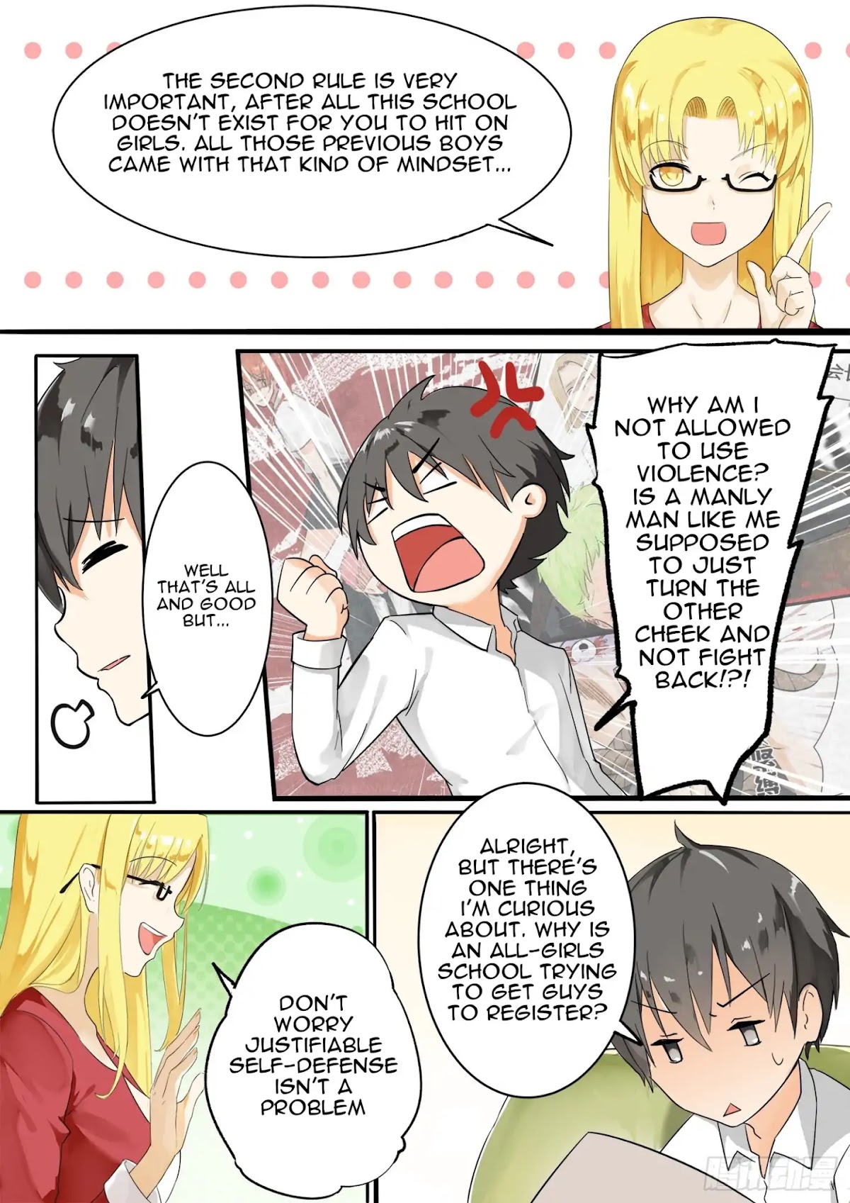 The Boy in the All-Girls School Chapter 5 page 2 - Chapter 5: A Surprise While Out Strolling
