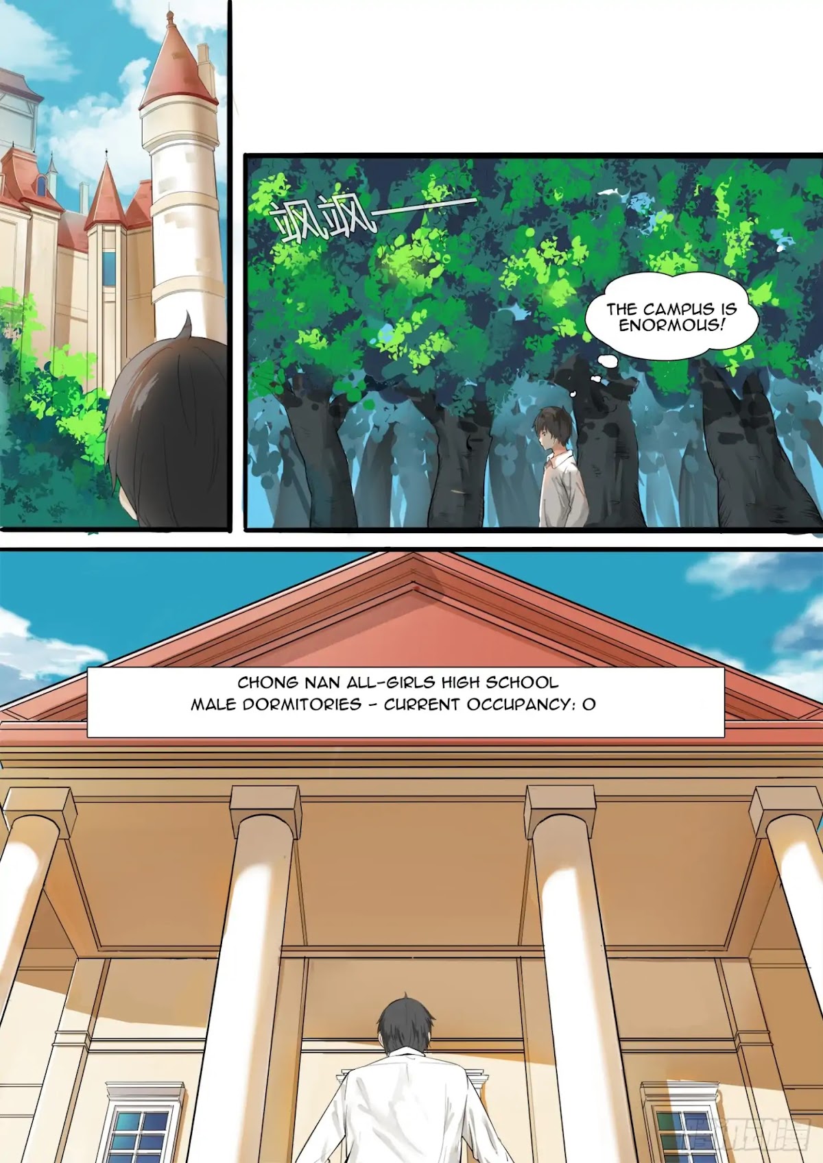 The Boy in the All-Girls School Chapter 5 page 6 - Chapter 5: A Surprise While Out Strolling