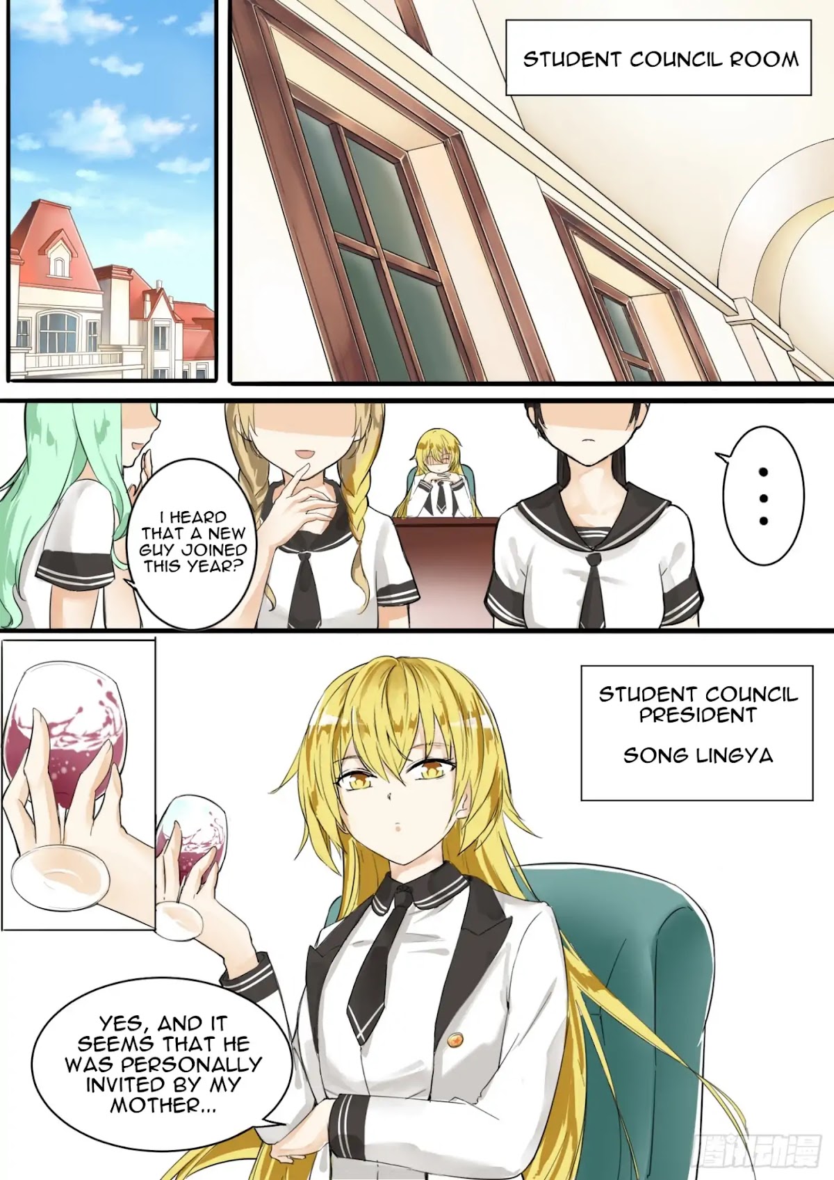 The Boy in the All-Girls School Chapter 8 page 5 - Chapter 8: Student Council Meeting