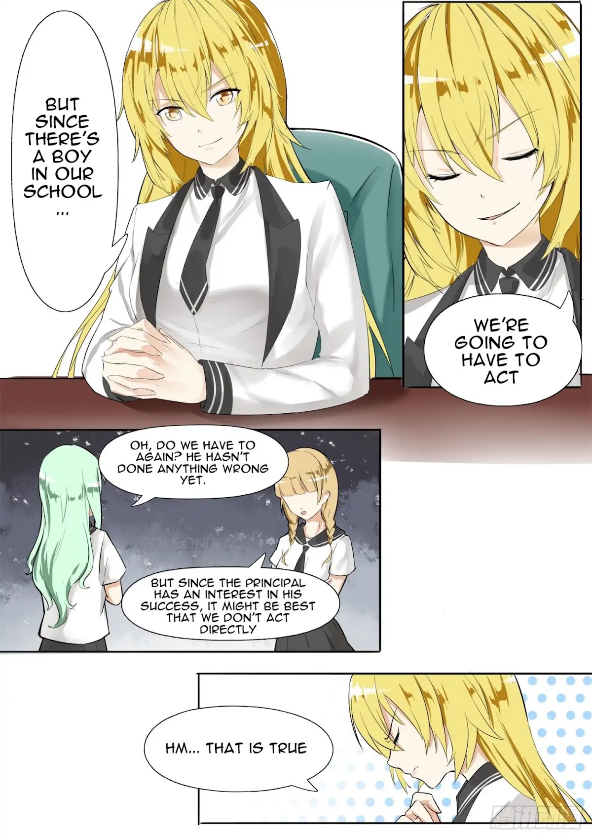 The Boy in the All-Girls School Chapter 8 page 7 - Chapter 8: Student Council Meeting
