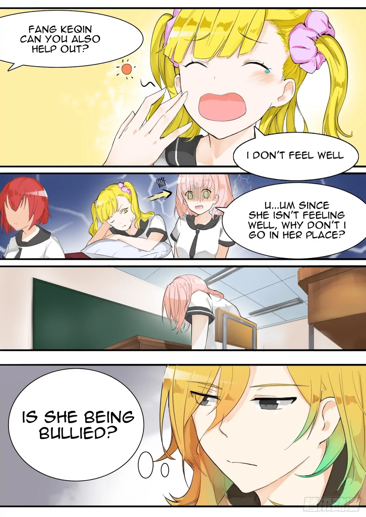 The Boy in the All-Girls School Chapter 9 page 2 - Chapter 9: Girls School Pecking Order