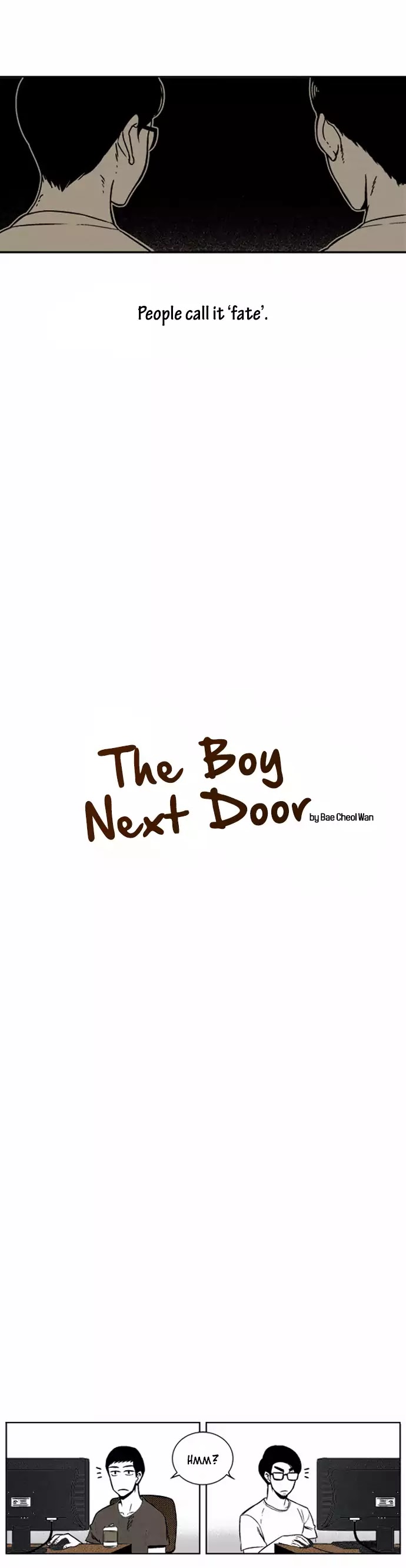 The Boy Next Door (Bae Cheol Wan) Chapter 2 page 3 - Chapter 2