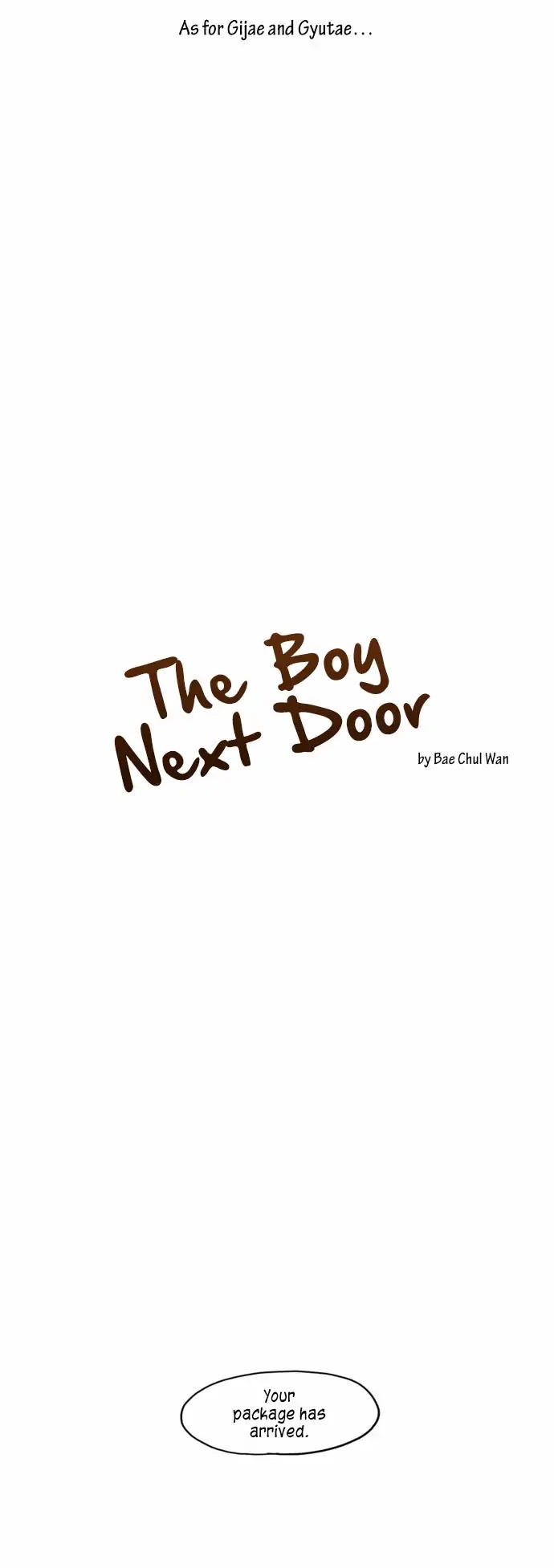 The Boy Next Door (Bae Cheol Wan) Chapter 4 page 4 - Chapter 4
