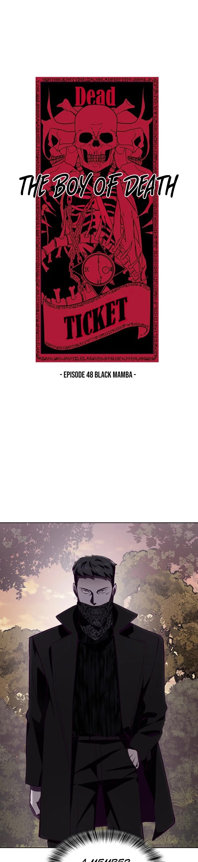 The Boy of Death Chapter 48 page 1 - Chapter 48: Black Mamba