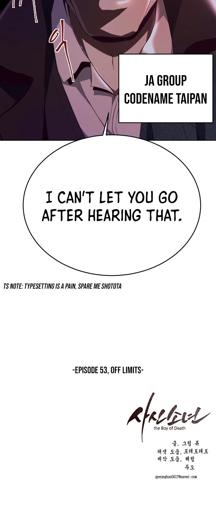 The Boy of Death Chapter 53 page 55 - Chapter 53: Off Limits