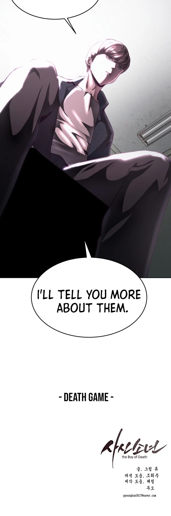 The Boy of Death Chapter 54 page 53 - Chapter 54: Death Game