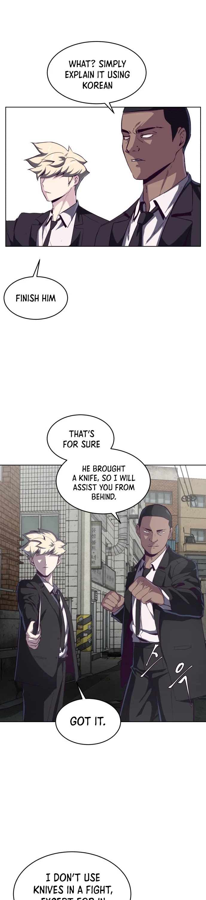 The Boy of Death Chapter 58 page 11 - Chapter 58: Shane, Kang Yong-Man vs Taipan