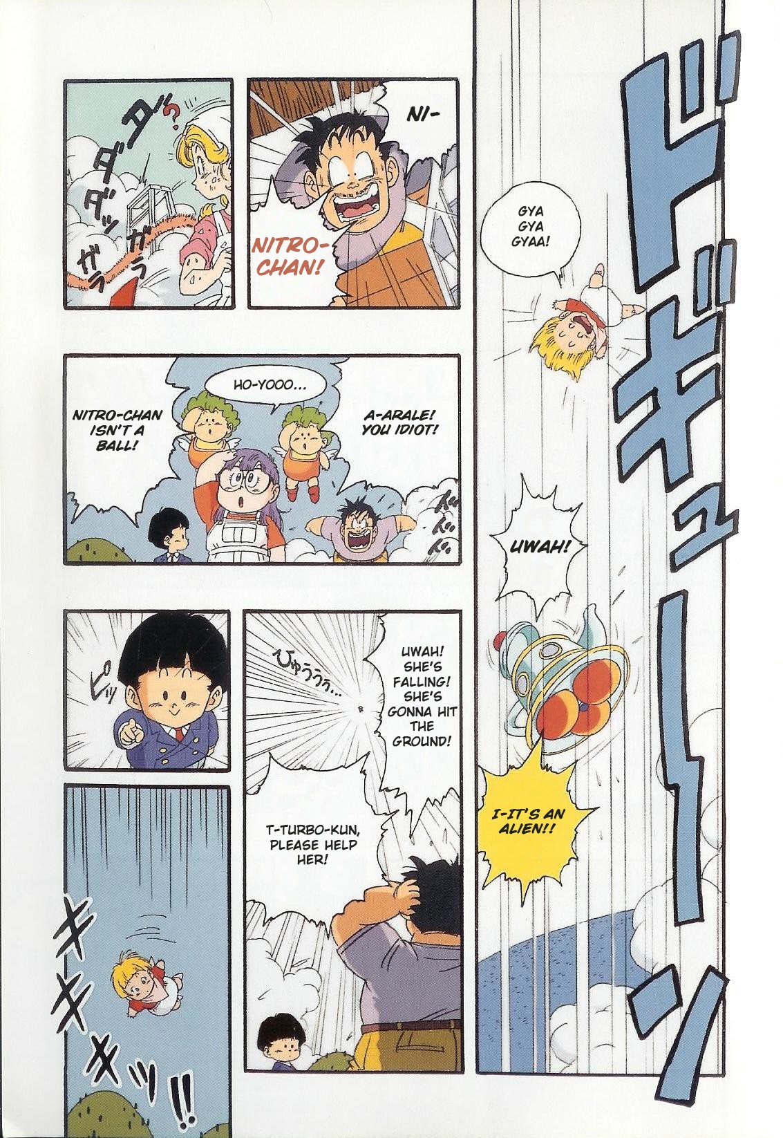 The Brief Return of Dr. Slump Chapter 1 page 12 - Chapter 1: Nitro-chan's Birthday