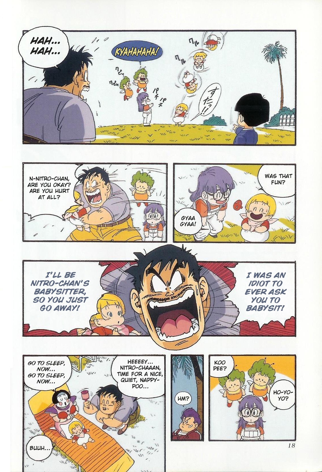 The Brief Return of Dr. Slump Chapter 1 page 13 - Chapter 1: Nitro-chan's Birthday