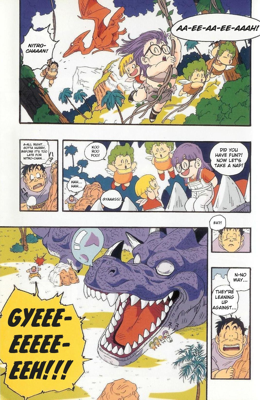 The Brief Return of Dr. Slump Chapter 1 page 16 - Chapter 1: Nitro-chan's Birthday