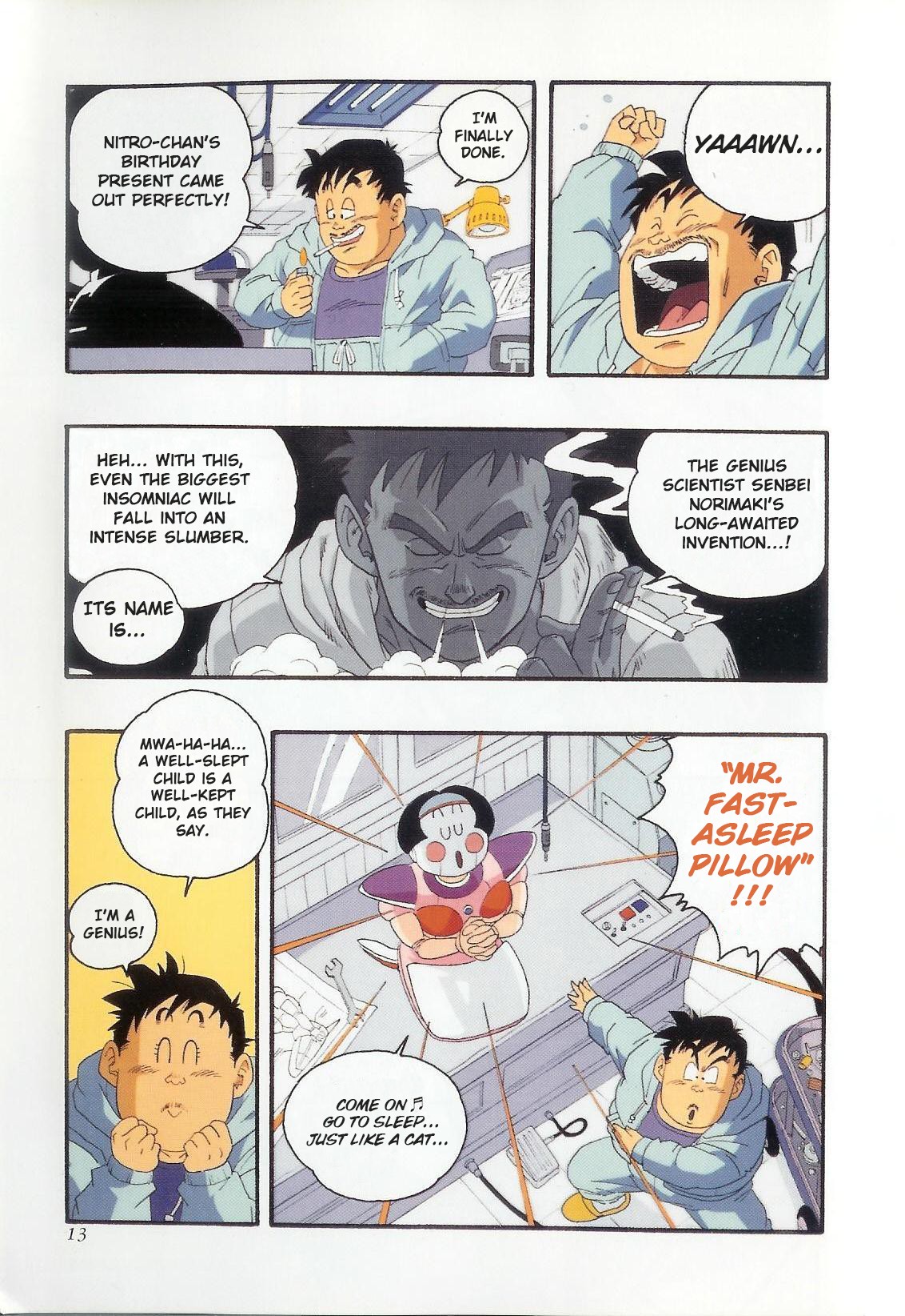 The Brief Return of Dr. Slump Chapter 1 page 8 - Chapter 1: Nitro-chan's Birthday