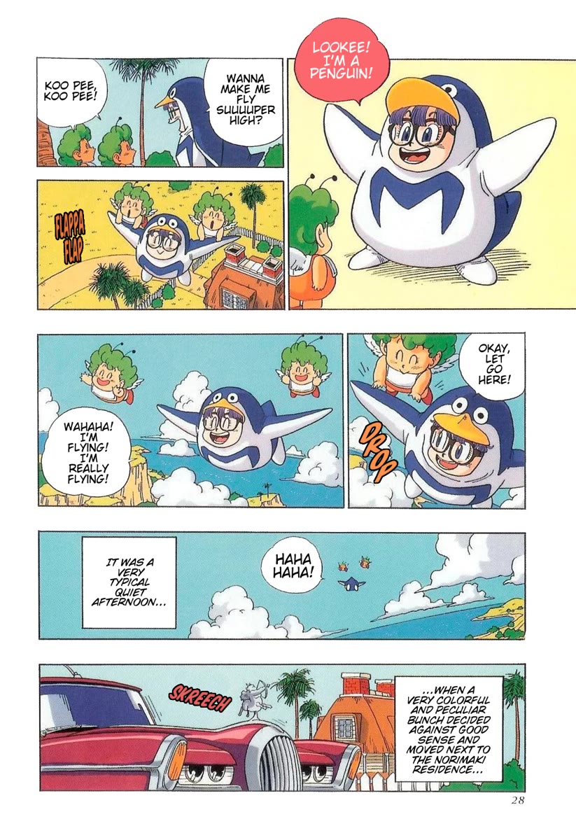 The Brief Return of Dr. Slump Chapter 12 page 4 - Chapter 12: A Very Special Family Has Arrived!