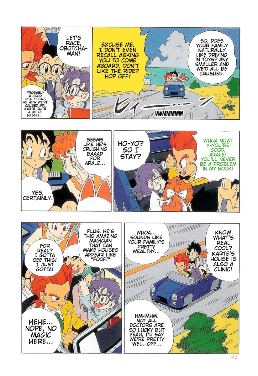 The Brief Return of Dr. Slump Chapter 13 page 4 - Chapter 13: Karte's Grand Transformation