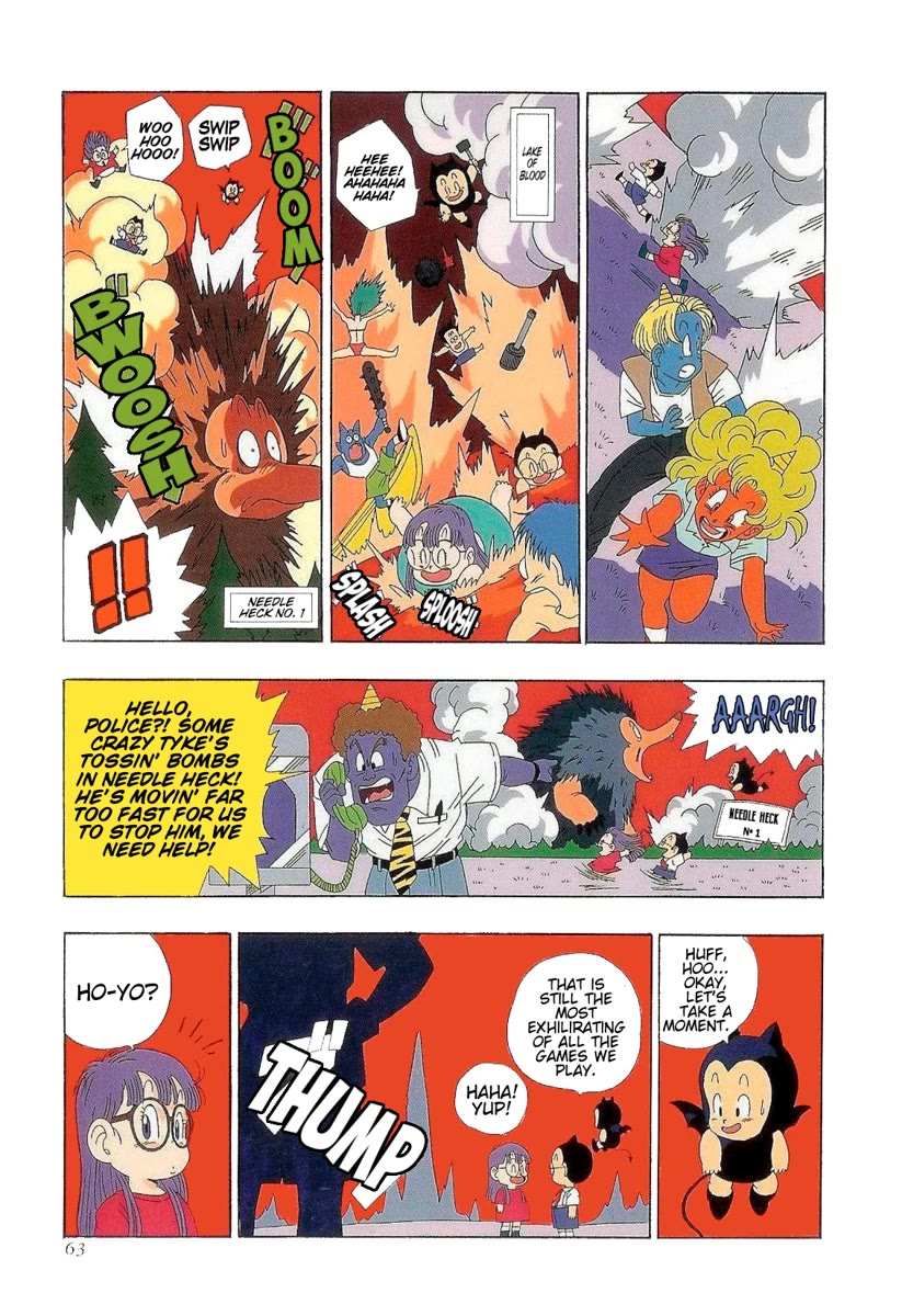 The Brief Return of Dr. Slump Chapter 14 page 11 - Chapter 14: Welcome to Heck, Melon Farmers