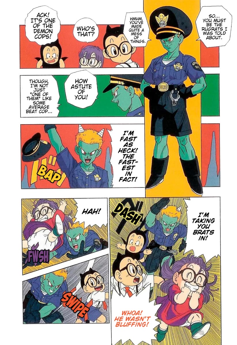 The Brief Return of Dr. Slump Chapter 14 page 12 - Chapter 14: Welcome to Heck, Melon Farmers