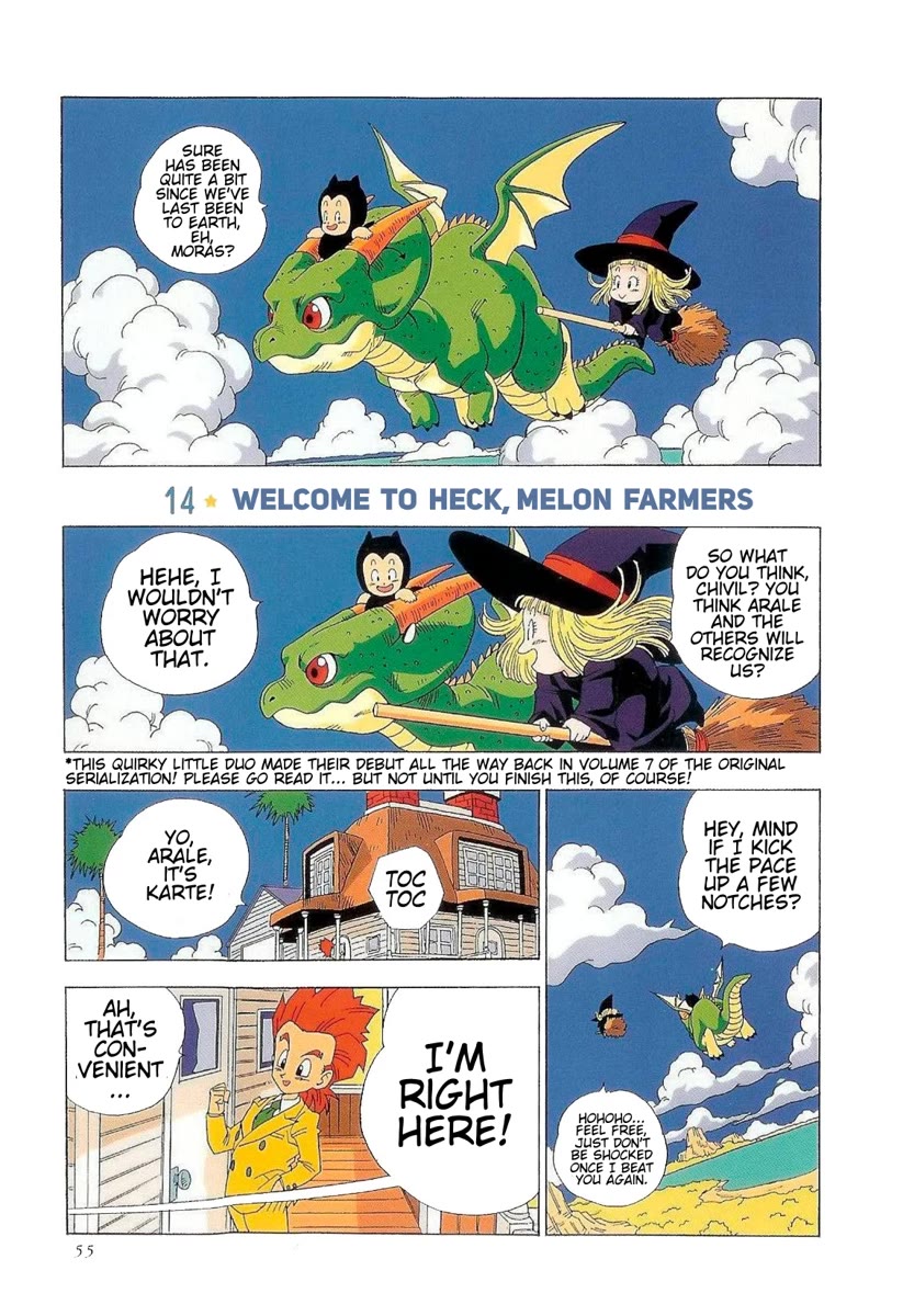 The Brief Return of Dr. Slump Chapter 14 page 3 - Chapter 14: Welcome to Heck, Melon Farmers