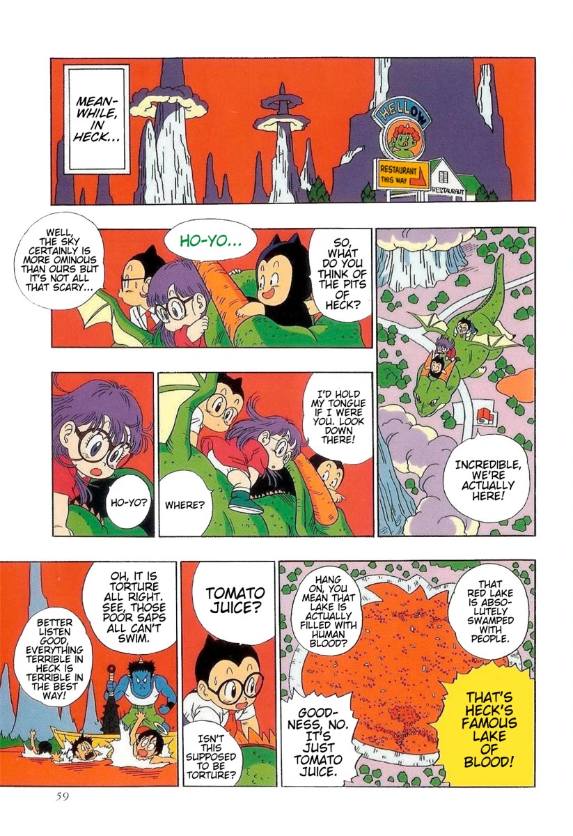 The Brief Return of Dr. Slump Chapter 14 page 7 - Chapter 14: Welcome to Heck, Melon Farmers