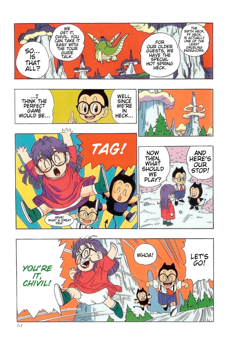 The Brief Return of Dr. Slump Chapter 14 page 9 - Chapter 14: Welcome to Heck, Melon Farmers