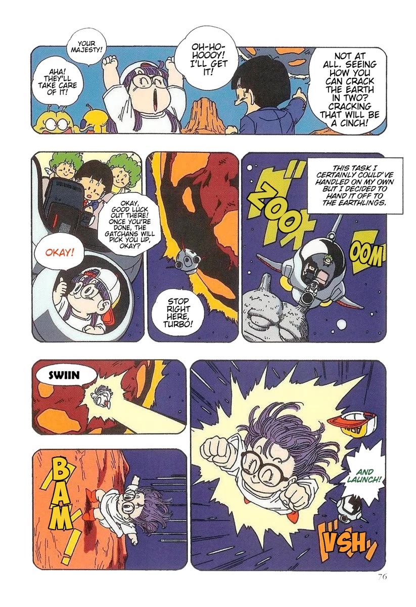 The Brief Return of Dr. Slump Chapter 15 page 10 - Chapter 15: Close Call for Planet Nikochan