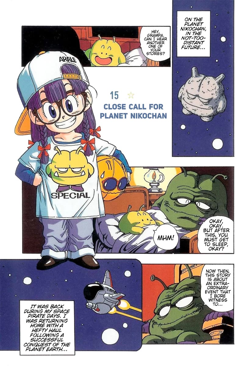 The Brief Return of Dr. Slump Chapter 15 page 3 - Chapter 15: Close Call for Planet Nikochan