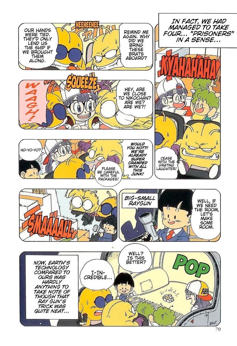 The Brief Return of Dr. Slump Chapter 15 page 4 - Chapter 15: Close Call for Planet Nikochan