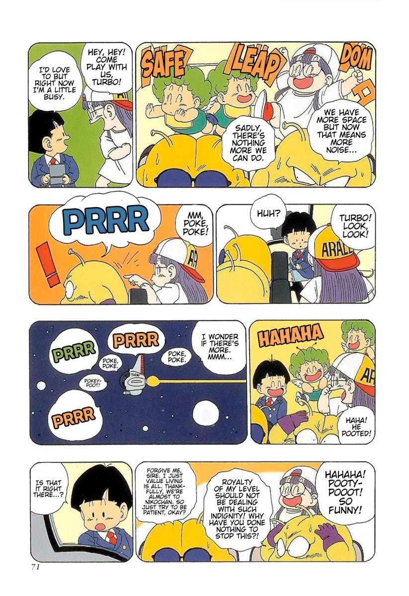 The Brief Return of Dr. Slump Chapter 15 page 5 - Chapter 15: Close Call for Planet Nikochan