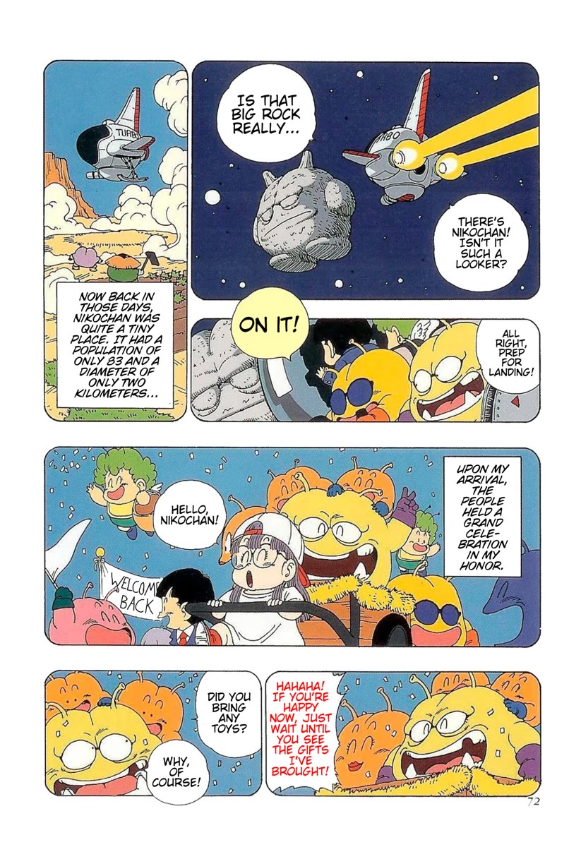 The Brief Return of Dr. Slump Chapter 15 page 6 - Chapter 15: Close Call for Planet Nikochan