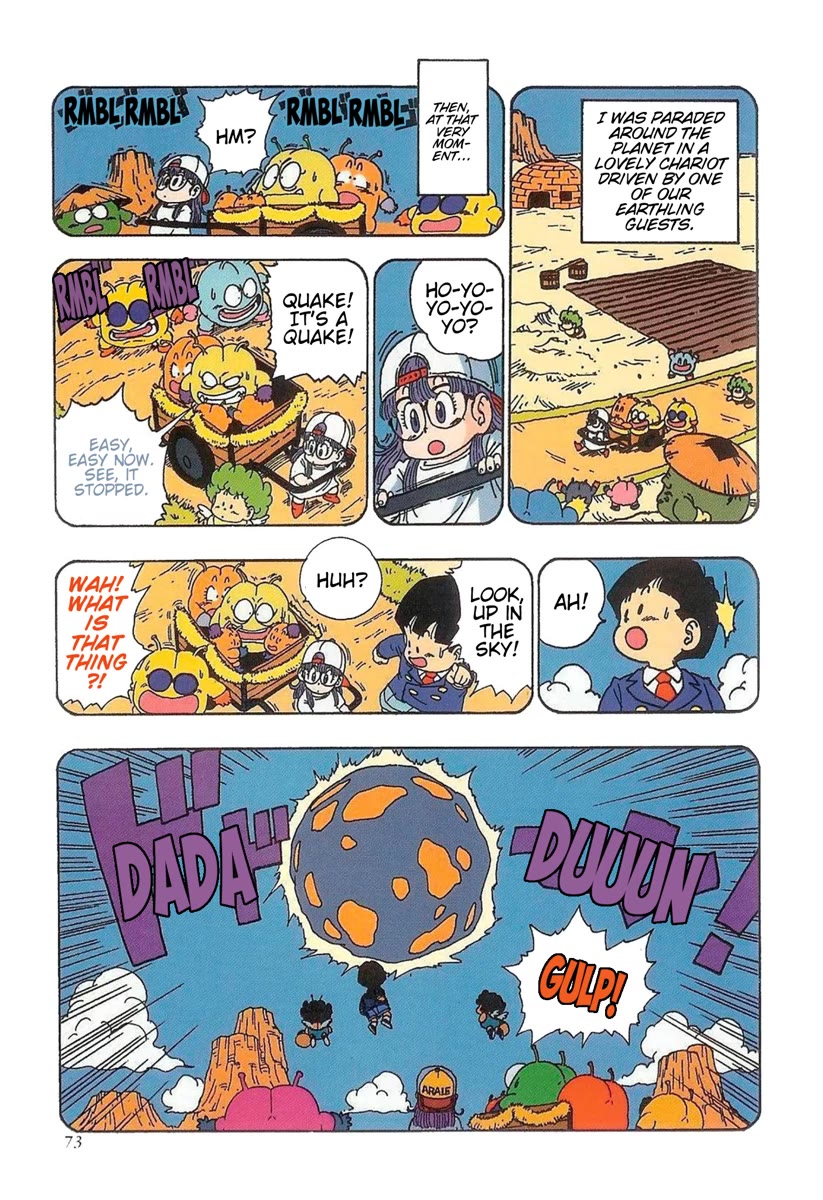 The Brief Return of Dr. Slump Chapter 15 page 7 - Chapter 15: Close Call for Planet Nikochan