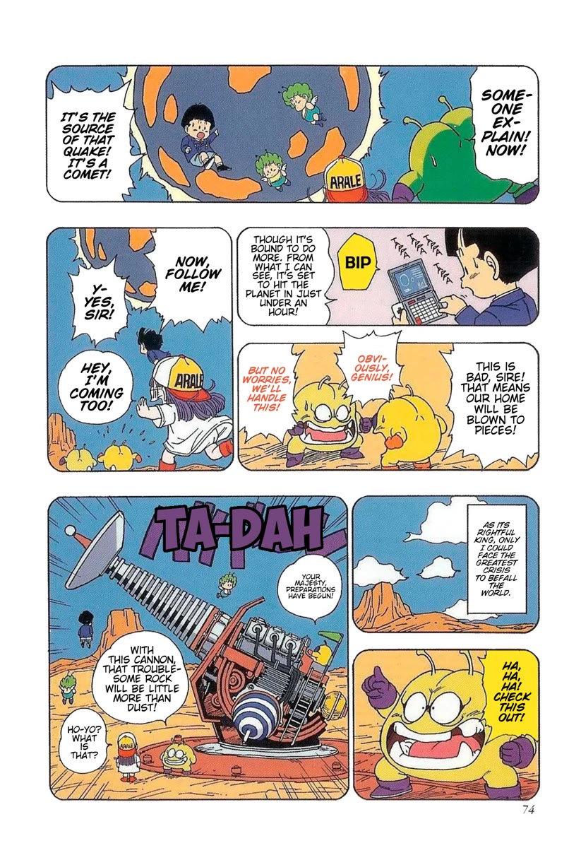 The Brief Return of Dr. Slump Chapter 15 page 8 - Chapter 15: Close Call for Planet Nikochan