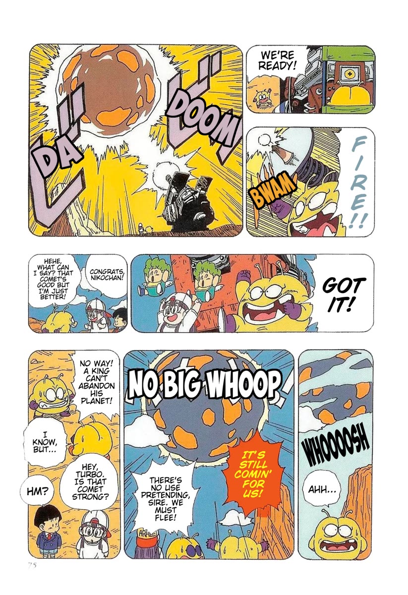 The Brief Return of Dr. Slump Chapter 15 page 9 - Chapter 15: Close Call for Planet Nikochan