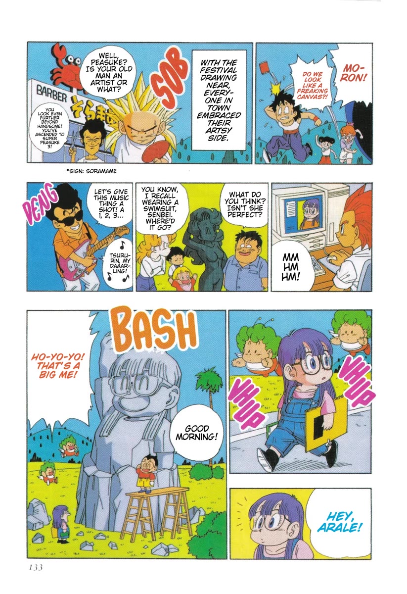 The Brief Return of Dr. Slump Chapter 19 page 10 - Chapter 19: Penguin Village's Festival of the Arts